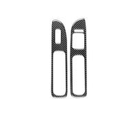 Accessoires D'intérieur Autocollant D'accessoires D'intérieur Voiture Couverture Panneau Commande Lève-vitre En Fiber Carbone Véritable Pour Civic 1996 1-2000(Q)