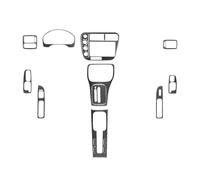 Accessoires D'intérieur Autocollant D'accessoires D'intérieur Voiture Couverture Panneau Commande Lève-vitre En Fiber Carbone Véritable Pour Civic 1996 1-2000(A Full Set LHD)