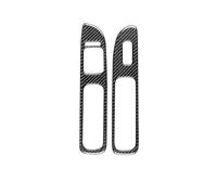 Accessoires D'intérieur Autocollant D'accessoires D'intérieur Voiture Couverture Panneau Commande Lève-vitre En Fiber Carbone Véritable Pour Civic 1996 1-2000(P)
