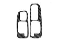 Accessoires D'intérieur Autocollant D'accessoires D'intérieur Voiture Couverture Panneau Commande Lève-vitre En Fiber Carbone Véritable Pour Civic 1996 1-2000(N)