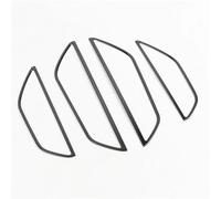 Accessoires D'intérieur Autocollants Décoratifs Cadre Haut-parleur Audio Porte Voiture Bandes Garniture En Acier Inoxydable Pour Q3 2019 - 2022 Accessoires D'intérieur Intérieur Automobile(Noir)