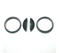 Accessoires D'intérieur Autocollants Décoration Sortie D'air Tableau Bord Couverture Voiture Pour Mercedes Pour Smart 451 Fortwo Accessoires Modification Intérieure Intérieur Automobile(Carbon Style)