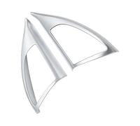 Accessoires D'intérieur Autocollants Garniture Circulaire Pour Panneau Audio Avant En ABS Chromé 2 Pièces/ensemble Pour BMW X1 F48 2016 - 2022 Accessoires Voiture Intérieurs Voiture