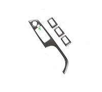Accessoires D'intérieur Couvercle De Panneau De Commutateur Porte Et Fenêtre Côté Conducteur En Fiber De Carbone, Pour BMW Série 3 E90 320i 325i 2005 - 2012 Intérieurs Voiture(B 37.8cm)