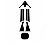 Accessoires d'intérieur et d'extérieur de voiture compatibles avec Infiniti FX 2009-2013 QX70 14+ (ensemble complet de 9 pièces)