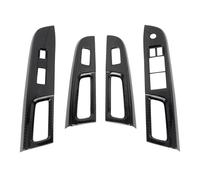 Accessoires D'intérieur Garniture Couvercle Bouton Commutation Lève-vitre Accessoires Voiture Pour Subaru Pour WRX STi Accoudoir Porte En Carbone Véritable(LHD)