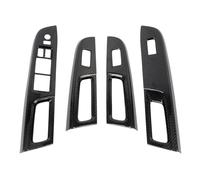 Accessoires D'intérieur Garniture Couvercle Bouton Commutation Lève-vitre Accessoires Voiture Pour Subaru Pour WRX STi Accoudoir Porte En Carbone Véritable(RHD)