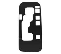 Accessoires D'intérieur Pour Jeep Pour Wrangler JK JKU Autocollants Décoratifs Cadre Boîte Vitesses Pommeau Levier Vitesse Garniture Panneau(Black)