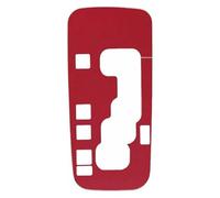 Accessoires D'intérieur Pour Jeep Pour Wrangler JK JKU Autocollants Décoratifs Cadre Boîte Vitesses Pommeau Levier Vitesse Garniture Panneau(Red)