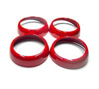 Accessoires D'intérieur Pour Mercedes Pour Smart 453 Pour Fortwo Pour Forfour Tableau Bord Intérieur Sortie D'air Décoration Couverture Coque Protection Autocollants Intérieurs Voiture(Rouge)