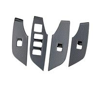 Accessoires d'intérieur pour panneau de verre de fenêtre, accoudoir, interrupteur, garniture aspect carbone, pour Toyota, pour RAV4, Xa50 2019 2020 (couleur)