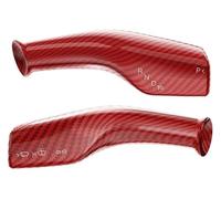 Accessoires D'intérieur Pour Tesla Pour Model 3 Y Housse Protection Volant Décoration Pommeau Levier Vitesse(Red)