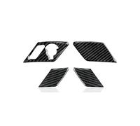 Accessoires D'intérieur Pour VW Pour Golf VII MK7 Pour GTE Pour GTI R Variant Kit D'autocollants Intérieurs Fibre Carbone Console Centrale Levier Vitesse Accessoires(Style 4)