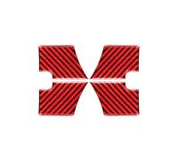 Accessoires d'intérieur Voiture Autocollant Décoratif En Fibre De Carbone Pour Intérieur De Voiture Pour Ford Pour Explorer 2013-2019 Style Voiture(Red)