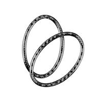 Accessoires d'intérieur Voiture Autocollant Garniture Boîte Compteur Vitesse Pour Subaru Pour Impreza STI 2002-2004 Accessoires Garniture En Fibre Carbone Souple Style Voiture(Air Outlet A)