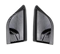 Accessoires d'intérieur voiture Compatible Avec Ford Pour Ranger Pour Everest 2023 2 Pièces Couverture De Cadre De Pilier ABS Couleur Fiber De Carbone Décoration Intérieure