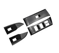 Accessoires d'intérieur voiture Compatible Avec Isuzu Pour D-Max Pour Mu-X 2012 2013 2014 2015 2016 2017 2018 2019 Garniture De Lève-vitre Bouton De Commutation Couvercle Du Panneau 4 Pièces