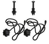 Accessoires D'intérieur Voiture Compatible avec Skoda Pour Fabia Mk3 NJ 2015 2016 2017 2018 2019 2020 Corde De Tablette De Voiture Sangle De Tablette De Coffre 1z5867769(2pcs Cord 2pcs Clip)