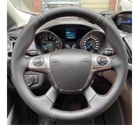 Accessoires D'intérieur Voiture Couverture Volant Pour Ford C-MAX 2011 - 2014 Pour Focus 3 2012-2014 Toute la saison(Red thread)