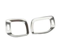 Accessoires D'intérieur Voiture Grille Latérale Climatisation Sortie CA Cadre Décoratif Couverture Autocollant Garniture Pour Volvo V60 S60 2012-2017(Argent)