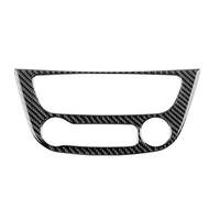 Accessoires d'intérieur Voiture Pour Fluence Pour Megane 3 RS 2009-2014 LHD RHD Cadre Commutateur Central Voiture Véritable Autocollant En Fibre Carbone Souple Style Voiture(Type A Black Carbon)
