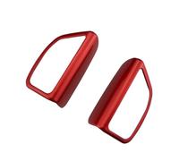 Accessoires D'intérieur Voiture Pour Ford Pour Focus 3 Pour MK3 2015-2018 Voiture A Pilier Audio Haut-Parleur Couverture Garniture Décoration Autocollants Intérieurs Voiture(ABS Red)