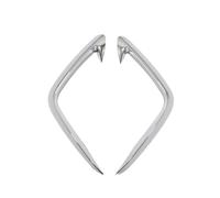 Accessoires D'intérieur Voiture Pour Hyundai Pour Tucson Pour NX4 2021-23 Garniture Phare Antibrouillard Avant Moulure Pare-chocs Garniture Sourcil Paupière Chromée Intérieurs Voiture(B)