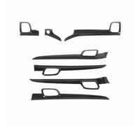 Accessoires D'intérieur Voiture Pour Jeep Pour Grand Pour Cherokee 2011-2020 Panneau Console Centrale En Fibre Carbone, Poignée Porte Intérieure Décoration Intérieurs Voiture