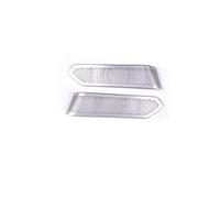 Accessoires D'intérieur Voiture Pour Land Pour Rover Pour Range Pour Rover Pour Vogue L460 2023 Couvercle Klaxon Toit Pilier Cadre Décoratif Klaxon Porte Voiture Intérieurs Voiture(B Silver)