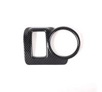 Accessoires D'intérieur Voiture Pour Nissan 370Z 2009-2020 ABS Fibre Carbone Style Voiture Centre Voiture Tasse D'eau Cadre Autocollant Voiture Intérieur Protection Intérieurs Voiture