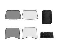 Accessoires d'intérieur voiture Toit En Verre De Voiture Pare-soleil Voiture Avant Arrière Lucarne Aveugle Filet D'ombrage Compatible Avec Tesla Pour Model 3 2021 2022 2023