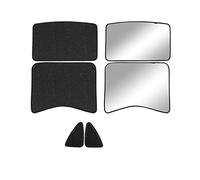 Accessoires d'intérieur voiture Toit En Verre Pare-soleil Voiture Avant Arrière Lucarne Aveugle Ombrage Net Rideau Occultant Compatible Avec Tesla Pour Model 3 2021 20222 2023