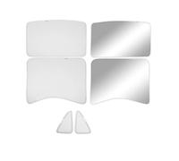 Accessoires d'intérieur voiture Toit En Verre Pare-soleil Voiture Avant Arrière Lucarne Aveugle Ombrage Net Rideau Occultant Compatible Avec Tesla Pour Model 3 2021 20222 2023