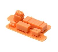 Accessoires Diorama 1/72 - Lot de 5 Pièces en Résine - Boîtes et Barils pour Scènes Miniatures Réalistes