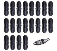 Accessoires d'irrigation goutte, CTRICALVER 20 pièces tuyau d'irrigation goutte de 1/2 pouces, connecteur d'irrigation goutte de type I, accessoires d'arrosage goutte de 16 mm pour jardin, patio