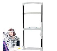 Accessoires D'OptoméTrie De Support Frontal Repose-menton et support frontal pour optométrie, plateau optique incurvé, distance de levage réglable de 0 à 95 mm et base réglable de 265 à 355
