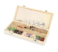 Accessoires d'outil Rotatif 242 Pièces Avec Kit De Coupe, Meulage, Ponçage, Affûtage, Sculpture Et Polissage De Taille De Tige De 1/8 Po (3,2 Mm) Avec Étui De Transport