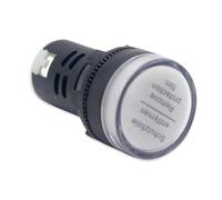 Accessoires d'outils 1 pcs 12 V 24 V 110 V 220 V 380 V 22 mm Montage sur panneau LED Indicateur d'alimentation Lampe témoin de signalisation AD16-22 Rouge Bleu Blanc Vert Jaune(White,380V)