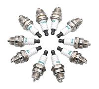 Accessoires d'outils Bougie d'allumage BM6A L7T pour tronçonneuse, souffleur, tondeuse à gazon, tondeuse à gazon, compatible avec Stihl FS55 FS55C FS46 FC55 FS38 FS45 FS55 HL45 HS45 KM55 FS120 FS200 F