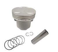 Accessoires d'outils Ensemble de segments de piston pour pièces de moteur, alésage de 52 mm, kit de segments de piston de remplacement adapté pour Yamaha NMAX155 NMAX125 2DP GPD125A