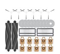 Accessoires Dreame L10s Ultra / S10 Pro compatibles avec XIMI Mijia Omni 1S B101CN Robot X10 + Robot aspirateur brosse latérale principale filtre pièces de vadrouille(Brown)