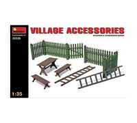 MiniArt Set d'accessoires de village – Échelle 1:35