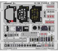 Accessoires Eduard 33186 - 1:32 P-51D-5 Pour Revell - Partie Étroite - Neuf