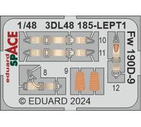 Accessoires Eduard 3DL48185 - 1:48 Fw 190D-9 SPACE 1048 - Neuf