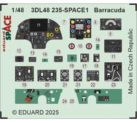 Accessoires Eduard 3DL48235 - 1:48 Barracuda SPACE TRUMPETER - Neuf