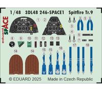 Accessoires Eduard 3DL48246 - 1:48 Spitfire Tr.9 Espace Airfix - Neuf