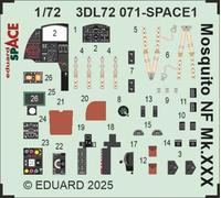 Accessoires Eduard 3DL72071 - 1:72 Mosquito NF Mk.XXX SPACE Pour Special Hobby