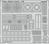 Accessoires Eduard 48986 1:48 - Rafale C Extérieur Pour Revell - Neuf