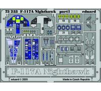 MAQUETTE F 117 NIGHTHAWK HASEGAWA 1/72 EDUARD 73253