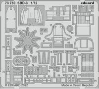 Accessoires Eduard 73780 - 1:72 SBD-3 Pour FLYHAWK - Neuf